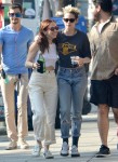 Kristen Stewart and Sara Dinkin enjoy a walk out as they enjoy their Christmas Eve together