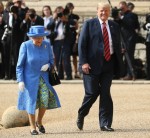 The President Of The United States And Mrs Trump Meet HM Queen