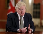 Boris Johnson addressing the Nation