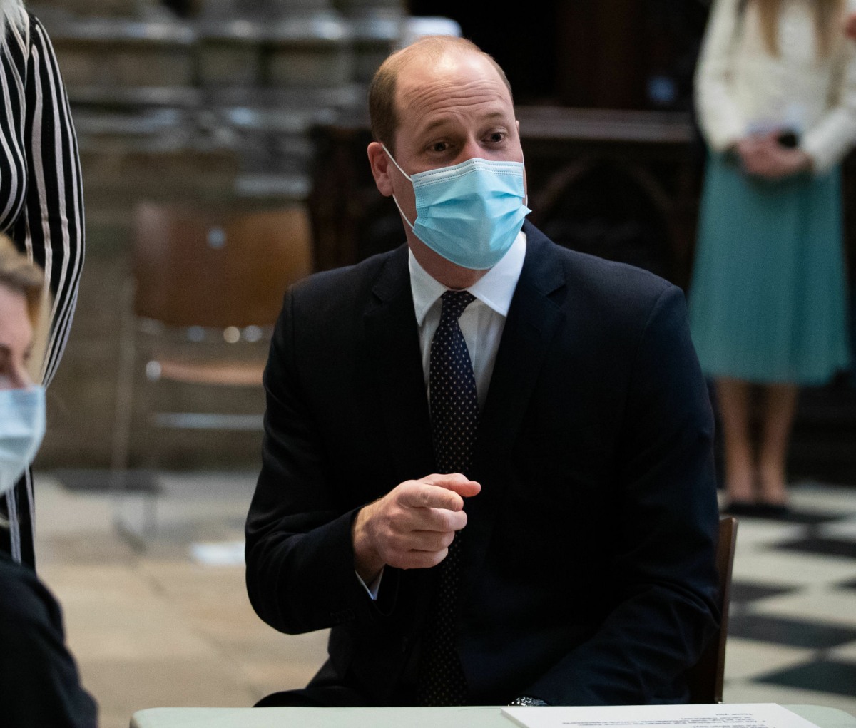 Royal visit to London vaccination centre