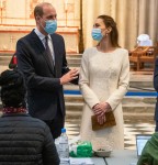 Royal visit to London vaccination centre