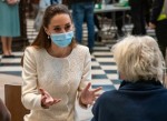 Royal visit to London vaccination centre